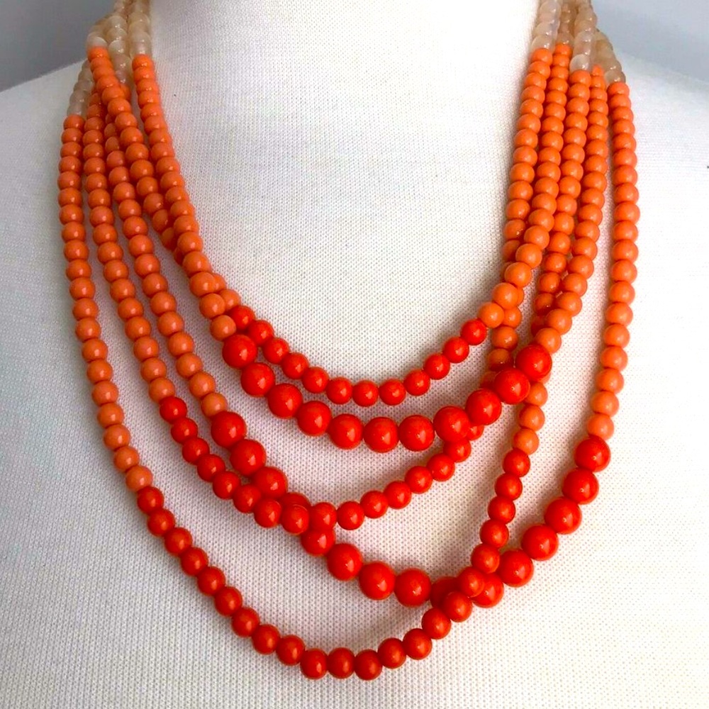 LIKE NEW • Multi Strand Necklace 🧡